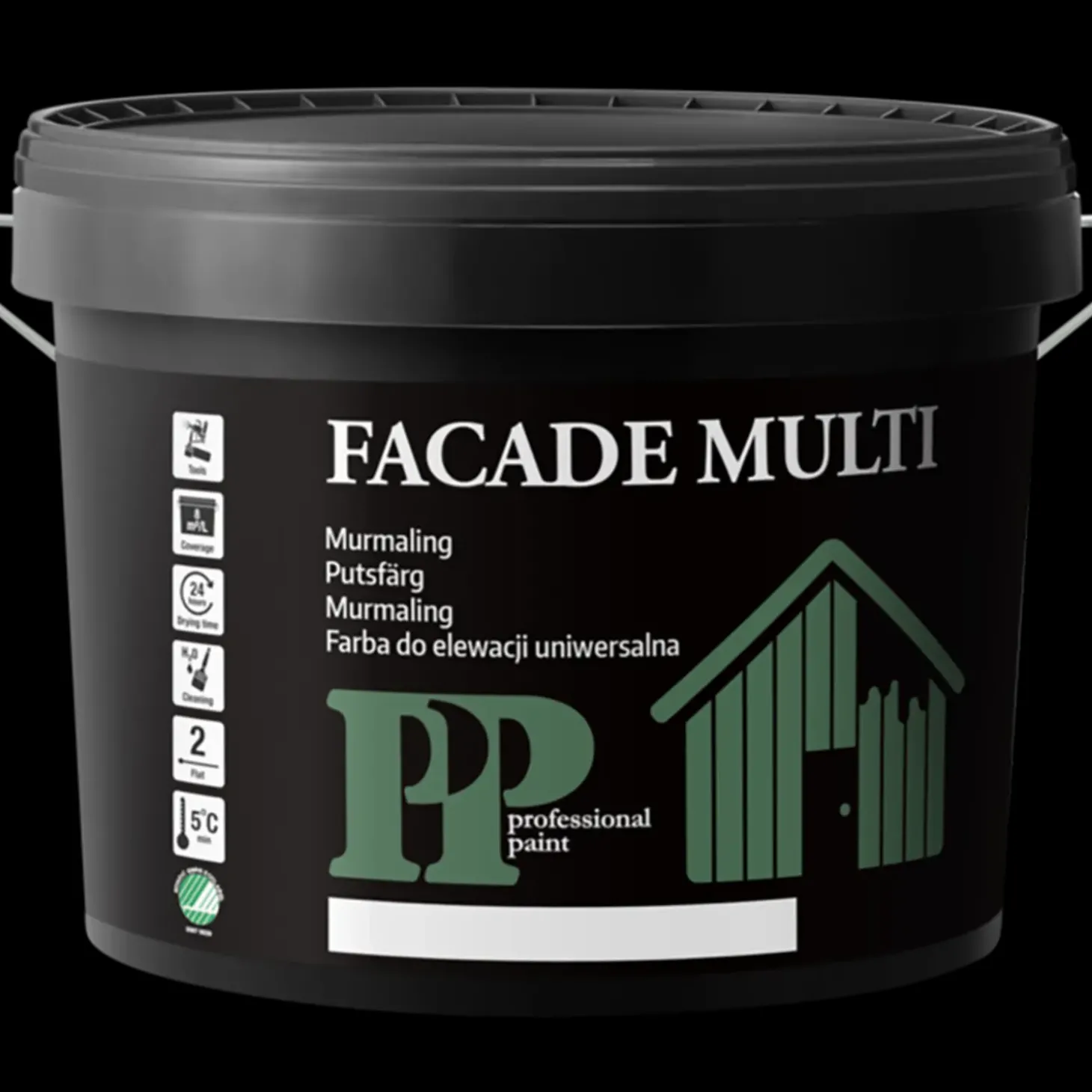 PP Multi facademaling Hvid base 1 9 L