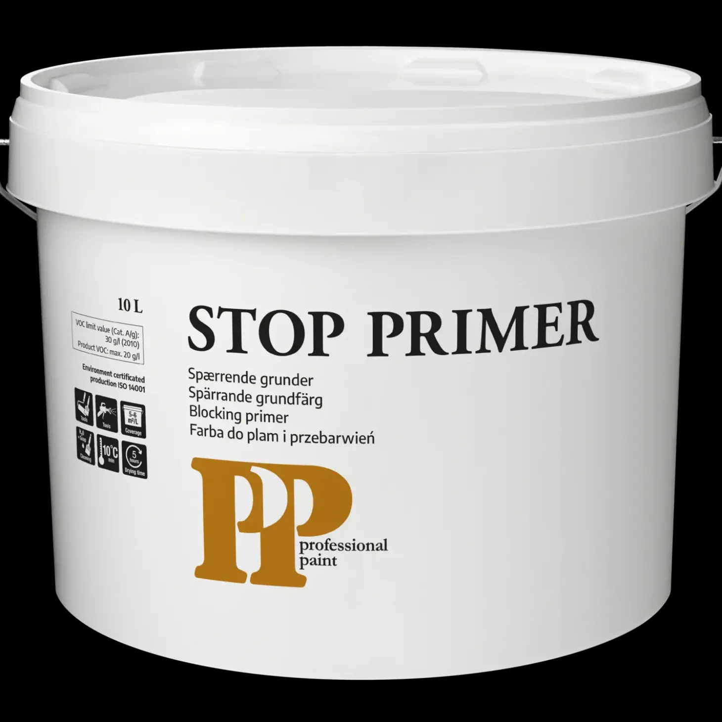 PP Spærgrunder til træ 10 L