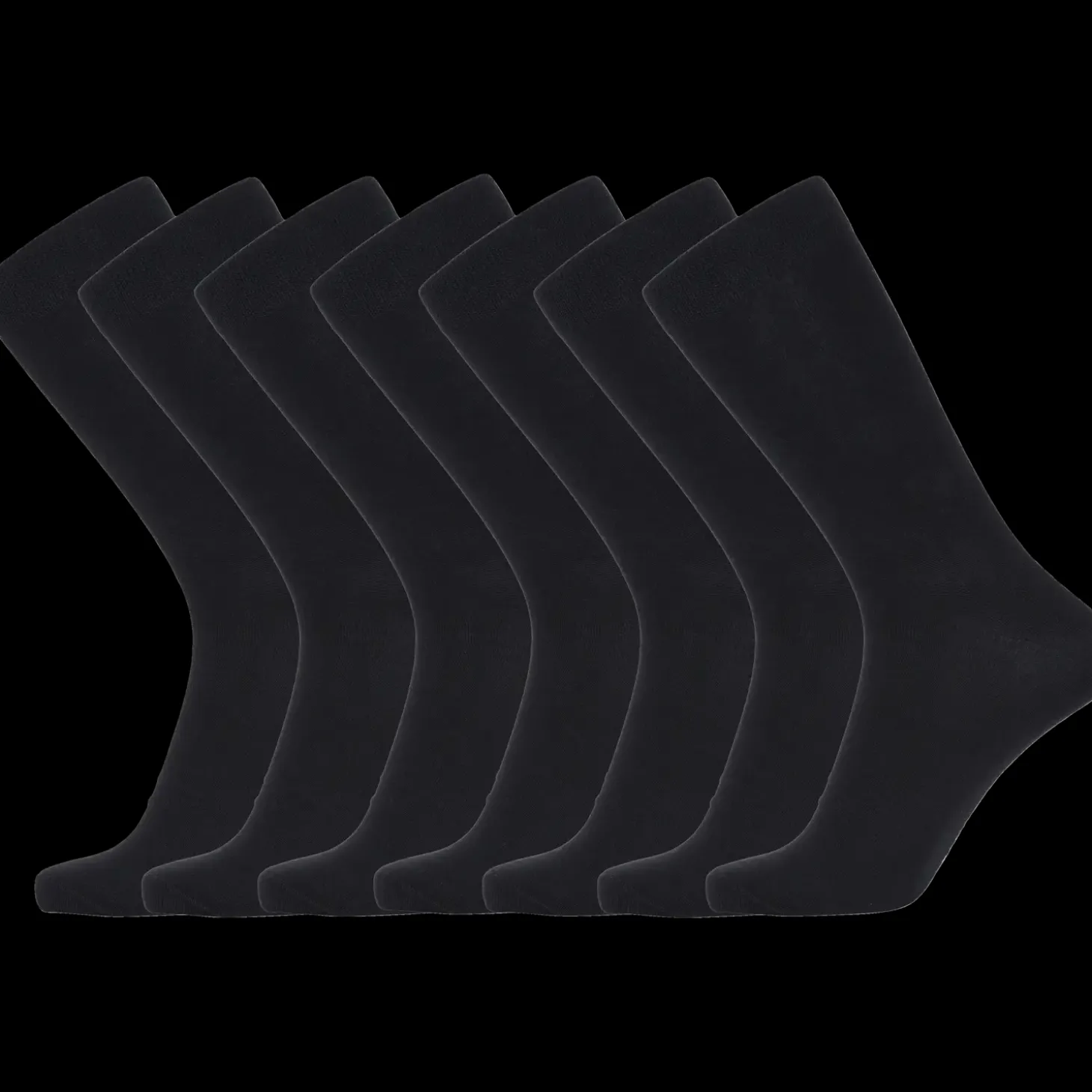 Proactive bambus strømper str. 40-43 7 stk sort