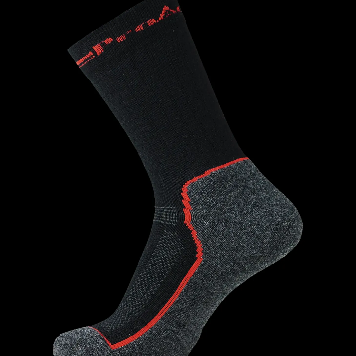 Proactive funtionsstrømpe uld coolmax 2-pak sort str. 40-43