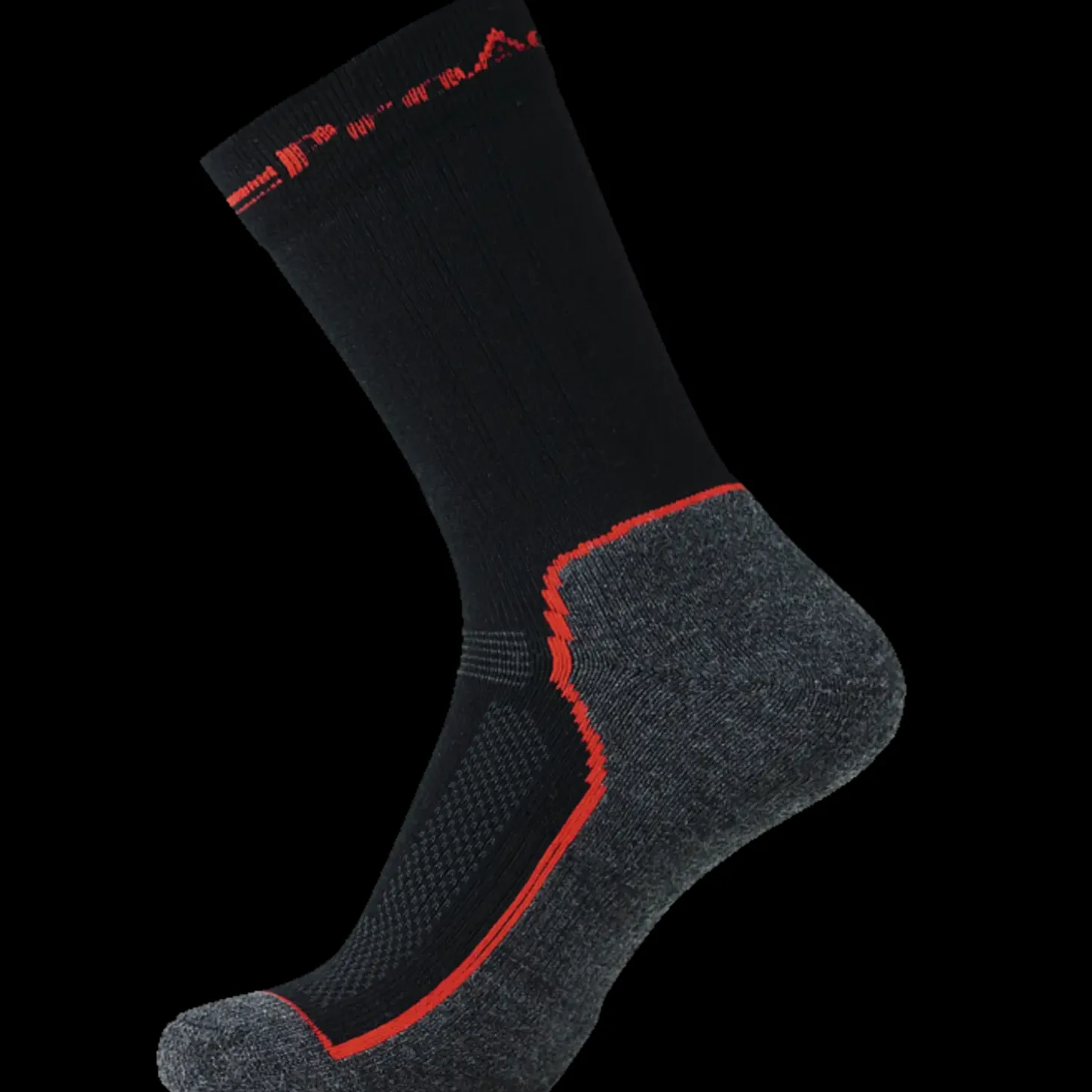 Proactive funtionsstrømpe uld coolmax 2-pak sort str. 40-43