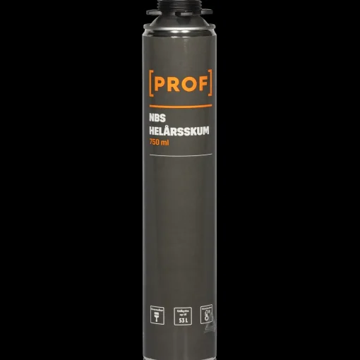 Prof NBS helårsskum PU 750 ml