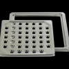 Purus afløbsrist m/ramme 154,2 x 154,2 mm