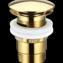 Push pop up bundventil Ø66 Guld