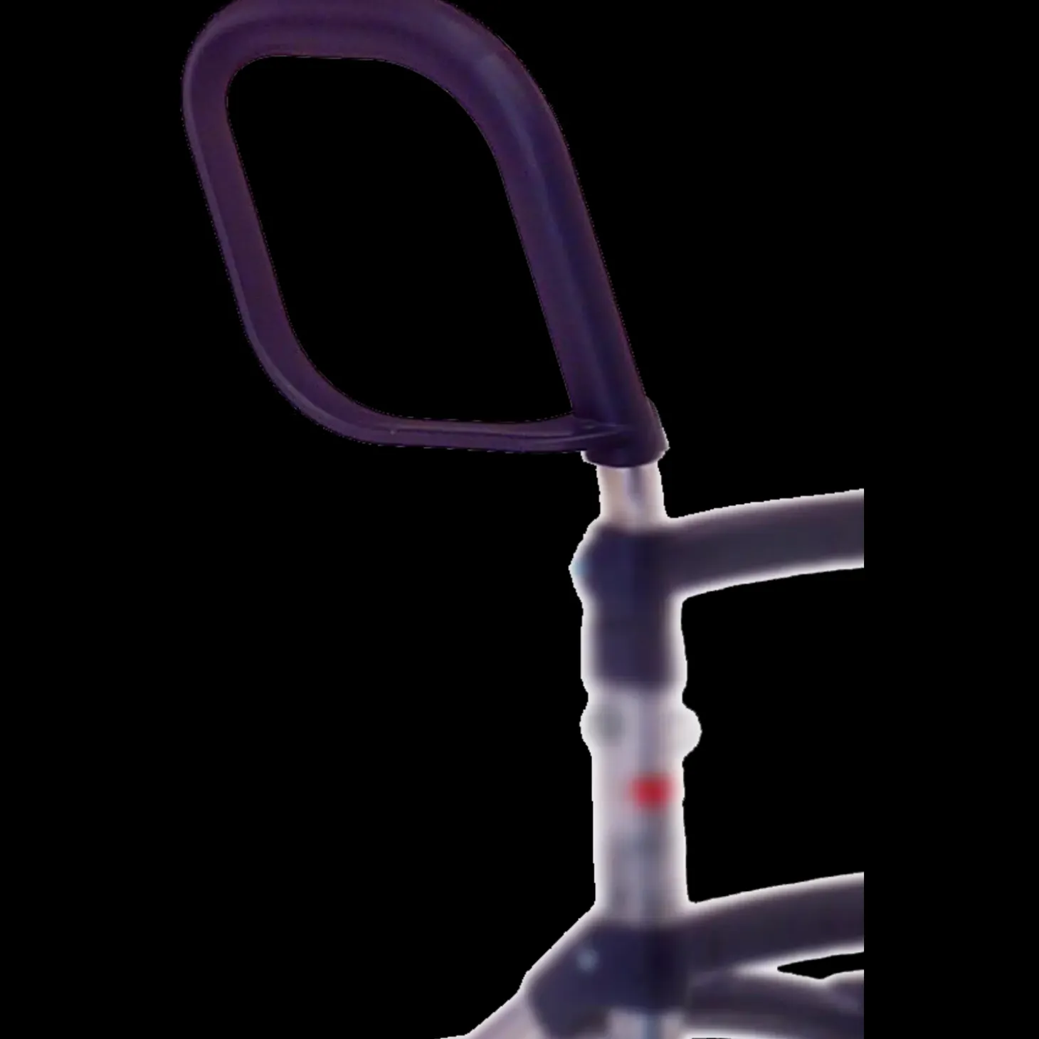 Ravendo håndtag grå plast højre