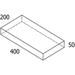 RBR Nordic-Line Koks havefliser 20x40x5 cm
