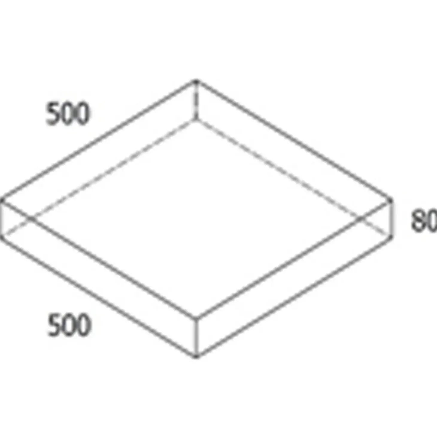 RBR Nordic-Line Koks havefliser - 50x50x8 cm