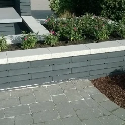 RBR Nordic-Wall afdækning, 60x30x10 cm grå