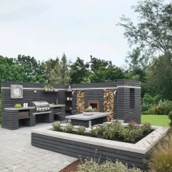 RBR Nordic-Wall afdækning, 60x30x10 cm grå