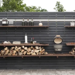 RBR Nordic-Wall afdækning, 60x30x10 cm, koks