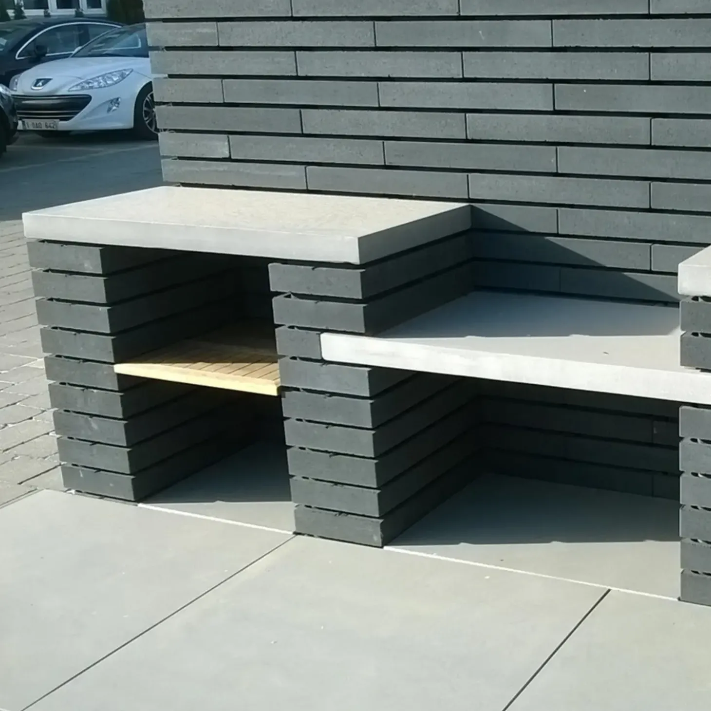 RBR Nordic-Wall afdækning, 60x30x10 cm, koks