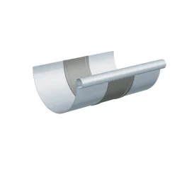 Rheinzink halvrund ekspansionsstykke 280x260x0,8 mm