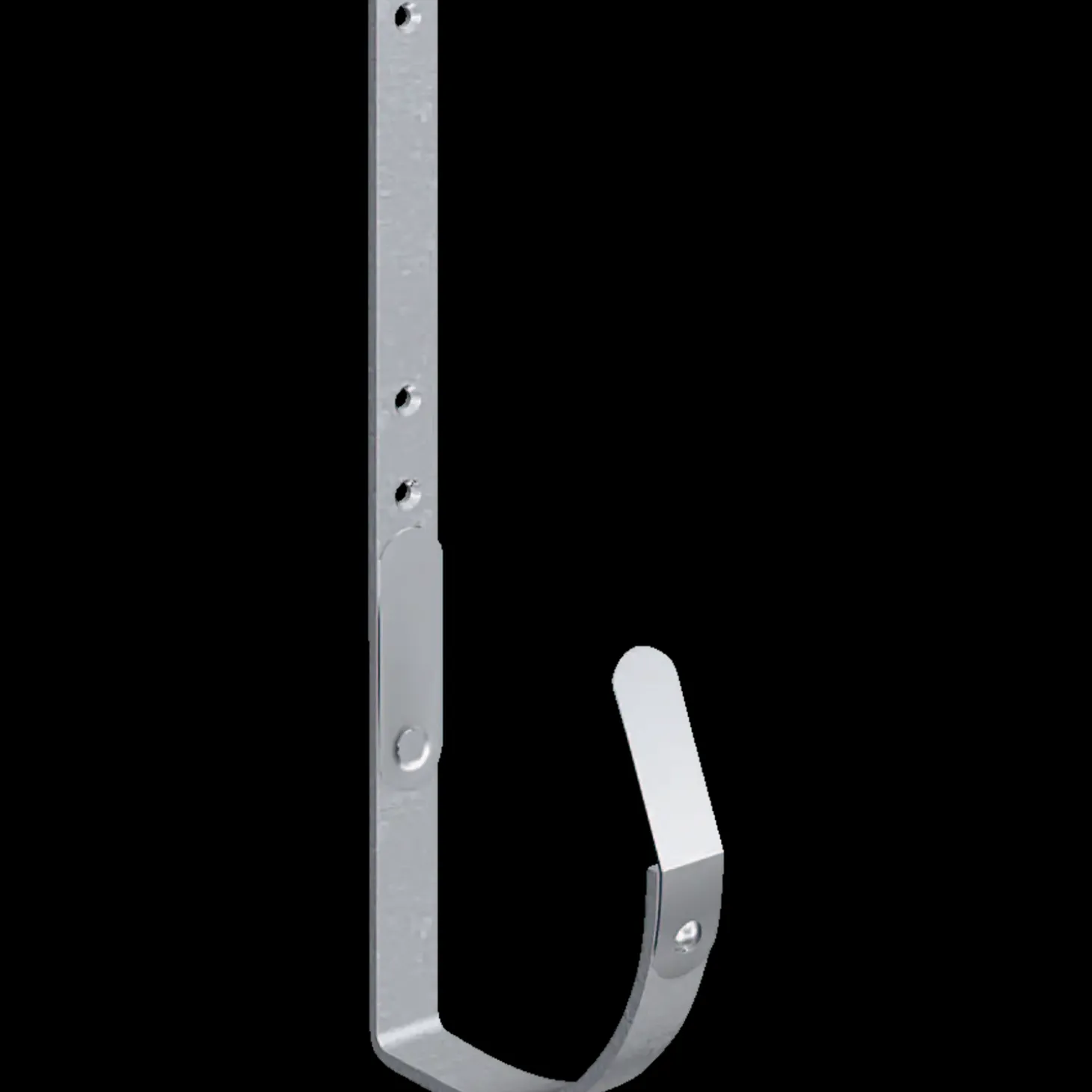 Rheinzink kvartrund rendejern m/zinkfjeder 333x255 mm