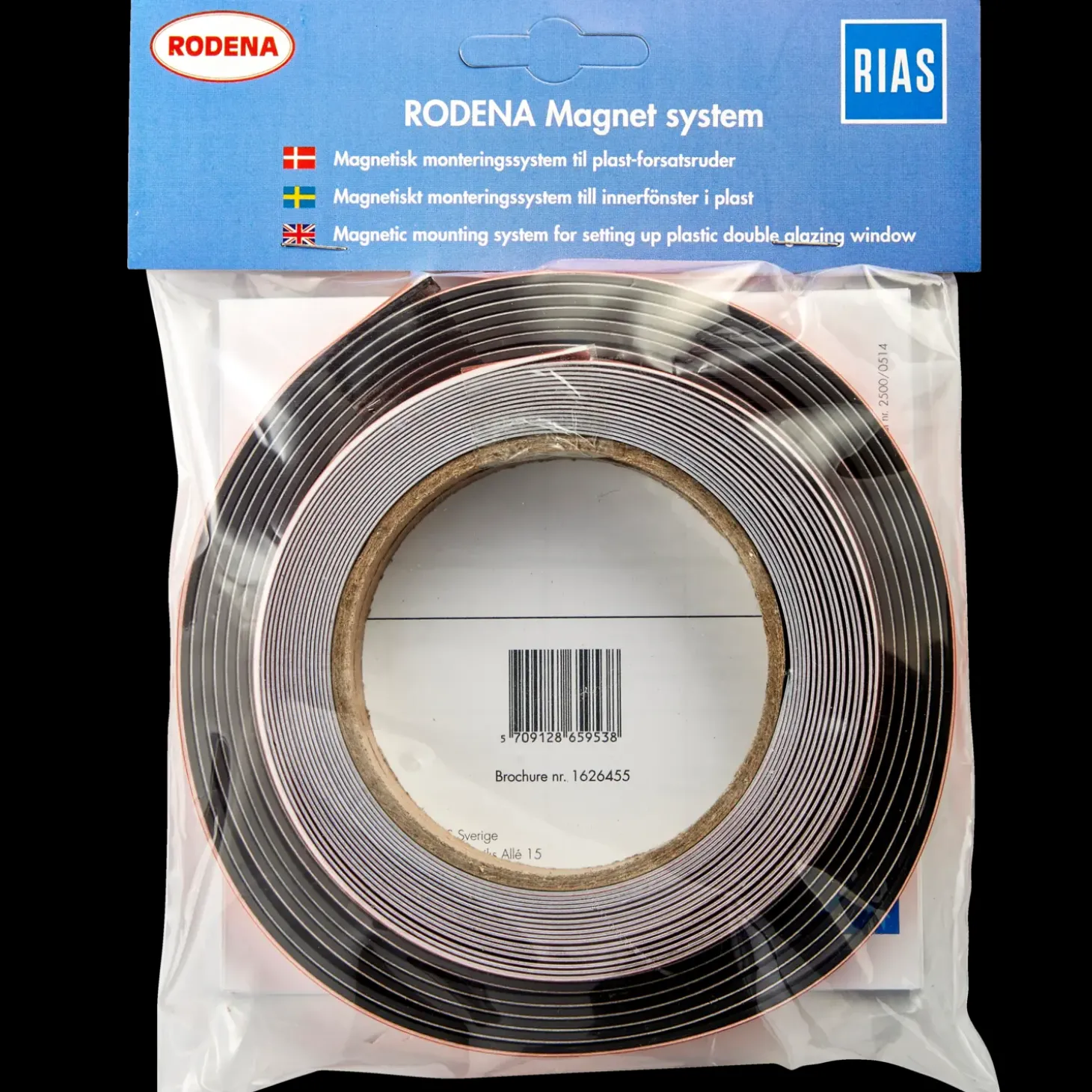 Rodena magnet/stål-liste 2m