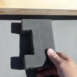 Roof It undertagsstrammer PE grafitgrå ark af 34 klodser