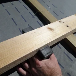 Roof It undertagsstrammer PE grafitgrå ark af 34 klodser