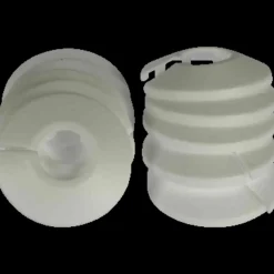 Roset delt 1/2" 22 mm hvid