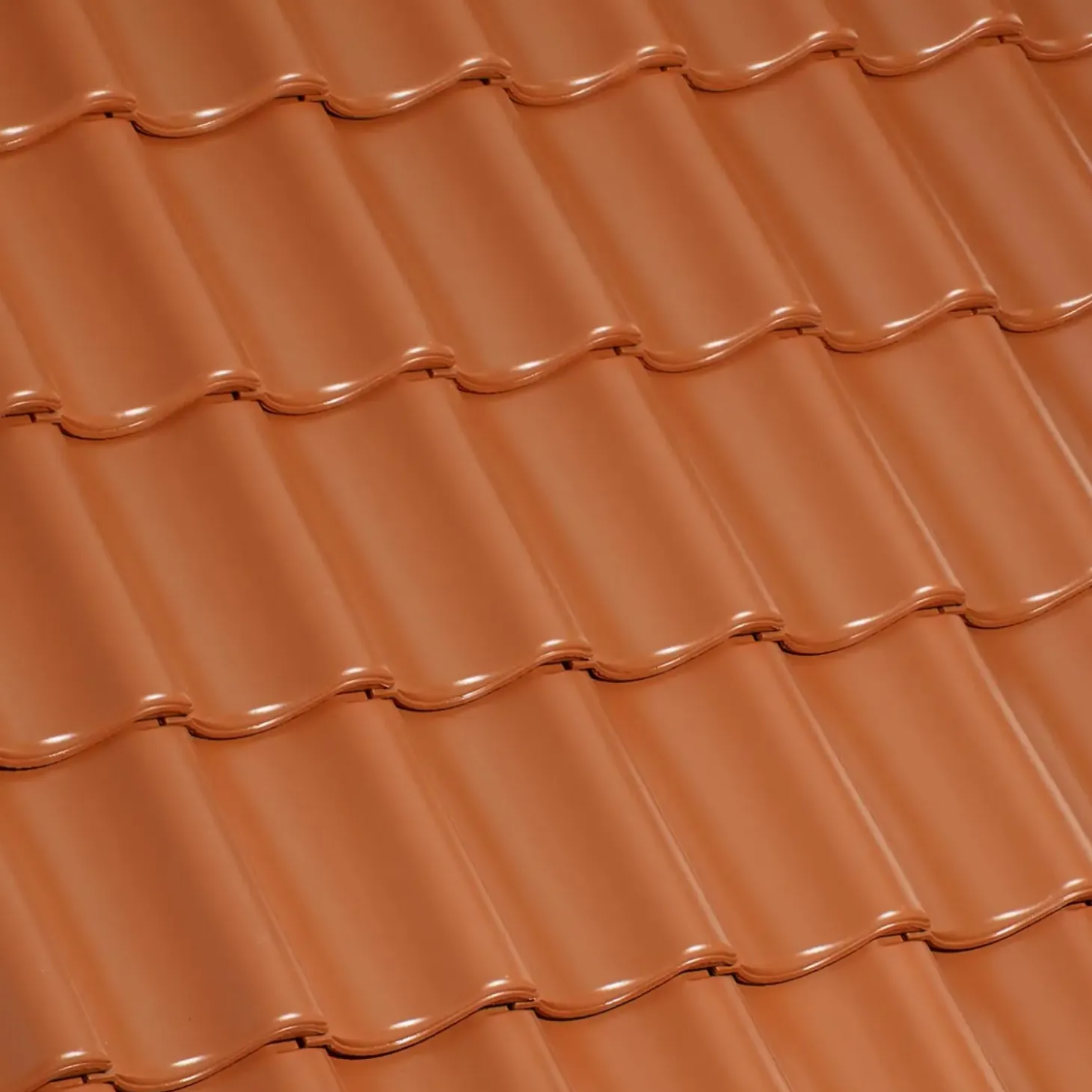 RT841 Laumans vingefalstagsten, rød engoberet