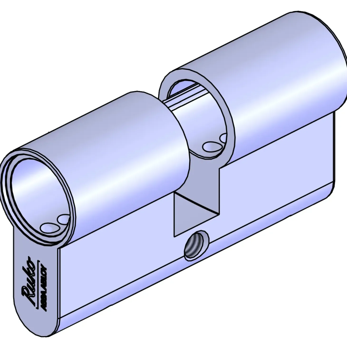 Ruko 1620 profilcylinder +0+15 mm
