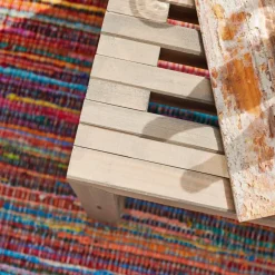 Rustik Trallebænk Design natur 138x49x45 cm