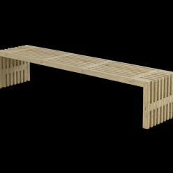 Rustik Trallebænk Design natur 138x49x45 cm