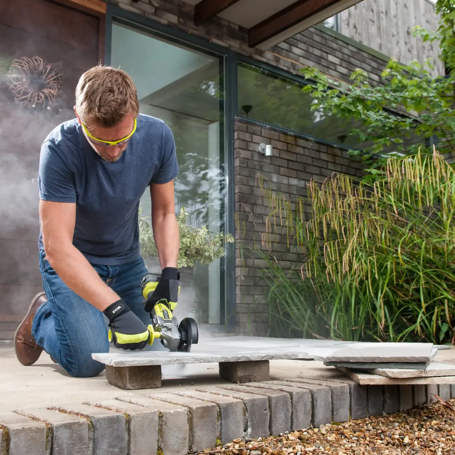 Ryobi R18AG7-0 akku vinkelsliber Ø125 mm 18V ONE+ solo