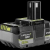 Ryobi RB1850X batteri 5.0 Ah lithium+ compact batteri 18V ONE+