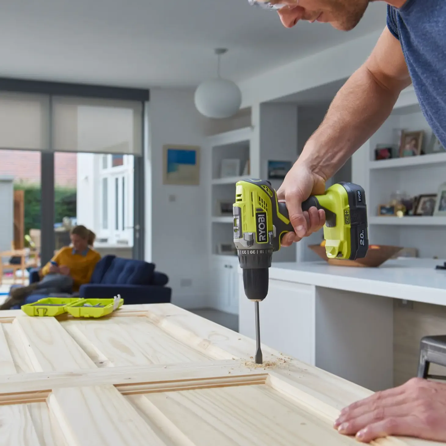 Ryobi R18DD3-120S bore-/skruemaskine 18V ONE+ 1x2,0 Ah