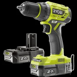 Ryobi R18DD7-220S bore-/skruemaskine 18V ONE+ 2x2,0 Ah