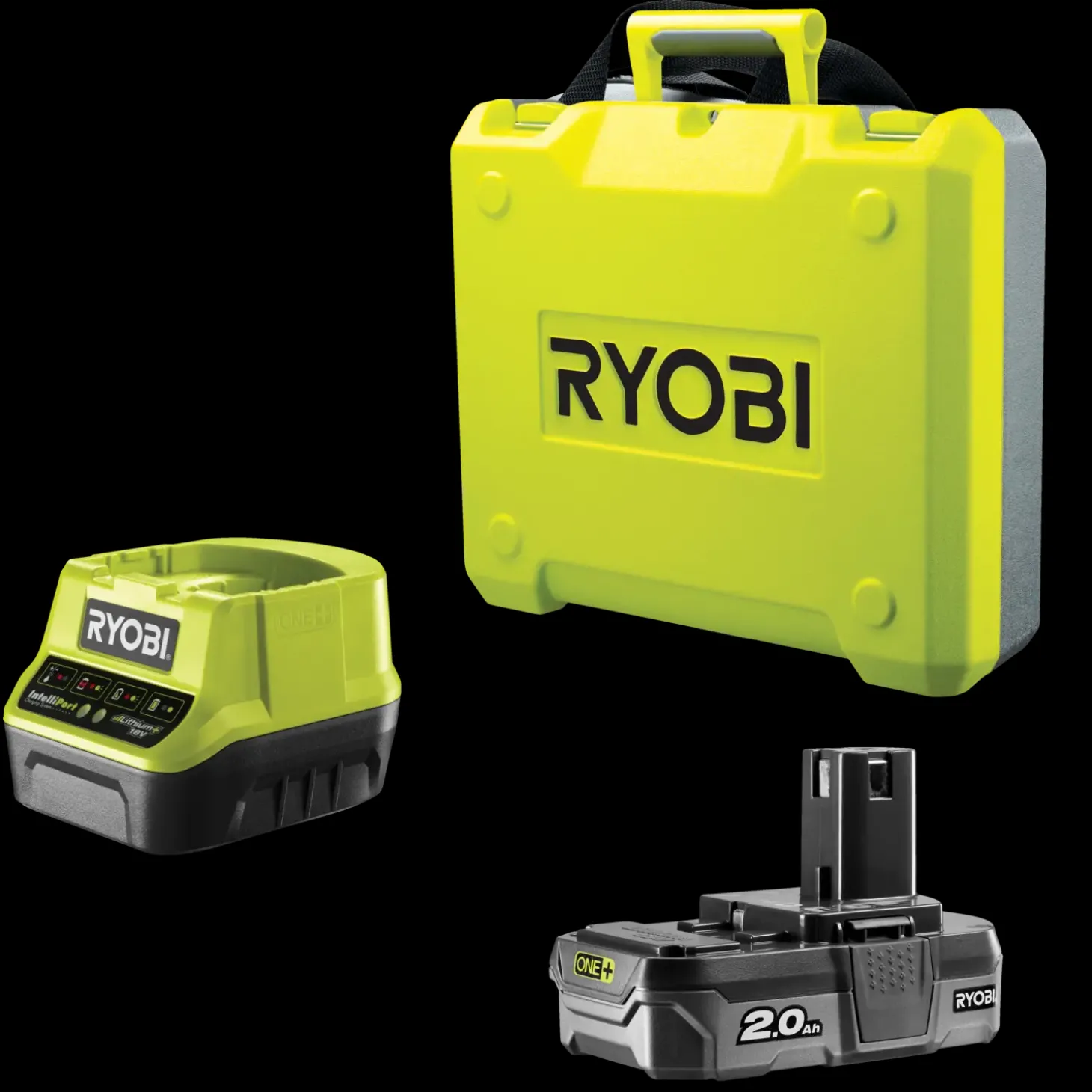 Ryobi R18PD7-220B akku slagbore-/skruemaskine 2x2,0 Ah 18V ONE+