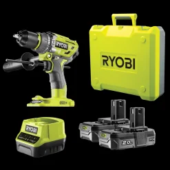 Ryobi R18PD7-220B akku slagbore-/skruemaskine 2x2,0 Ah 18V ONE+