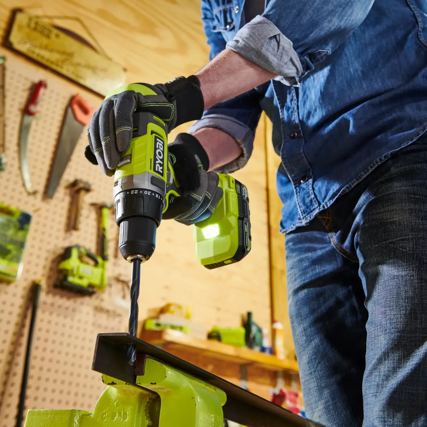 Ryobi RPD18C-0 akku slagboremaskine 18V ONE+ solo