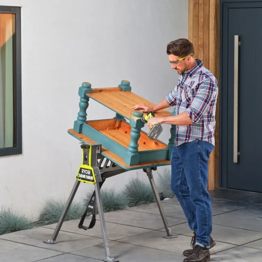 Ryobi RSTSJ150 transportabel arbejdsbænk med spændesystem
