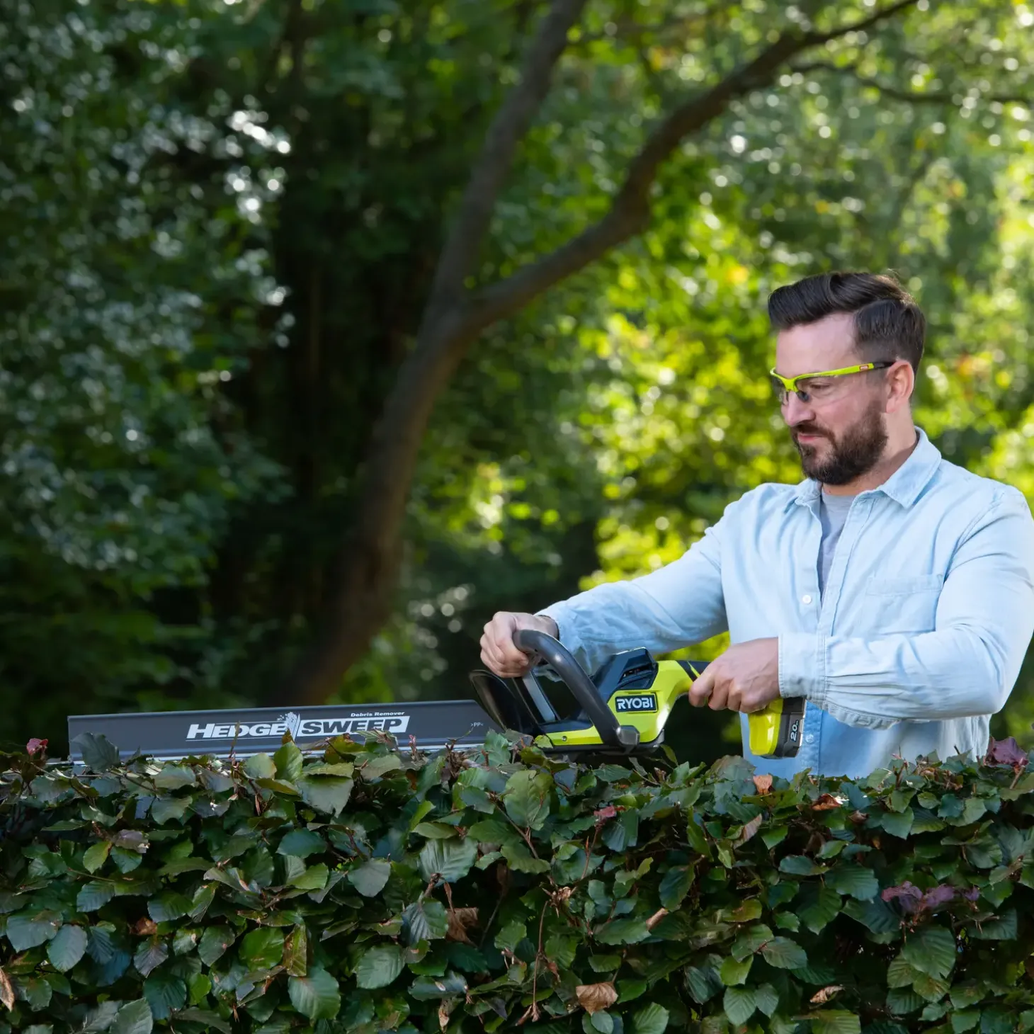 Ryobi RY18HT55A hækkeklipper 1x2.0 Ah batteri/lader 18V ONE+