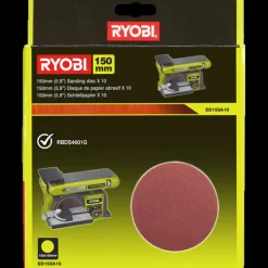 Ryobi SD150A10 slibeskiver Ø150 mm K80 10 stk