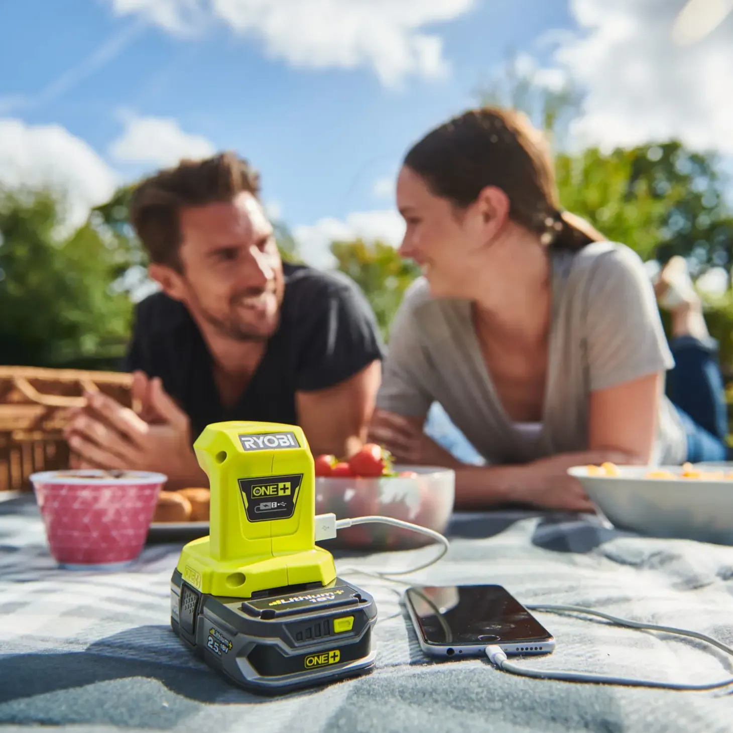 Ryobi USB-adapter 18V ONE+ solo