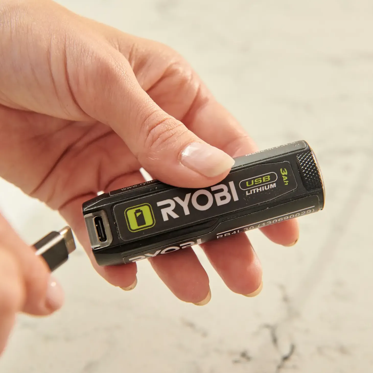 Ryobi 4V 3,0 Ah USB lithium batteri