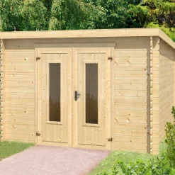 Sacramento hytte/redskabsrum med dobbeltdør, 8,2 m²