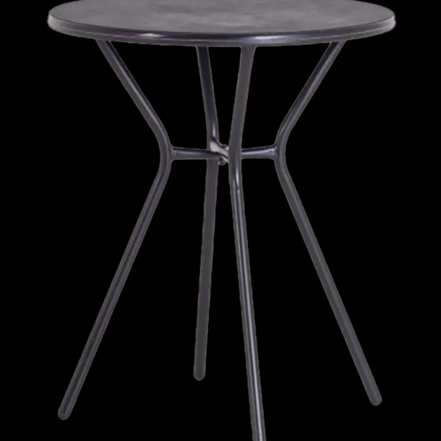 Saga cafebord Ø60cm sort