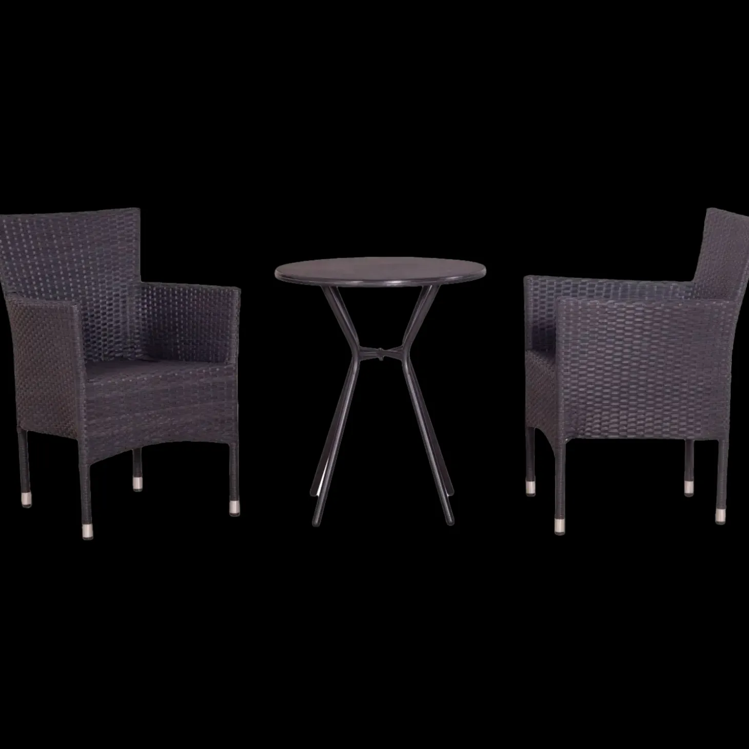 Saga cafebord Ø60cm sort