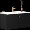 Scanbad Multo+ vaskeskab m/Amber mini vask 81 cm sort