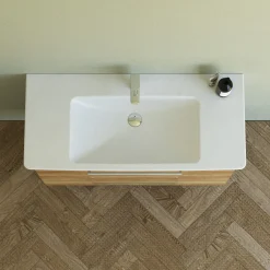 Scanbad Multo+ vaskeskab m/ Lotto XL vask 105 cm varm eg