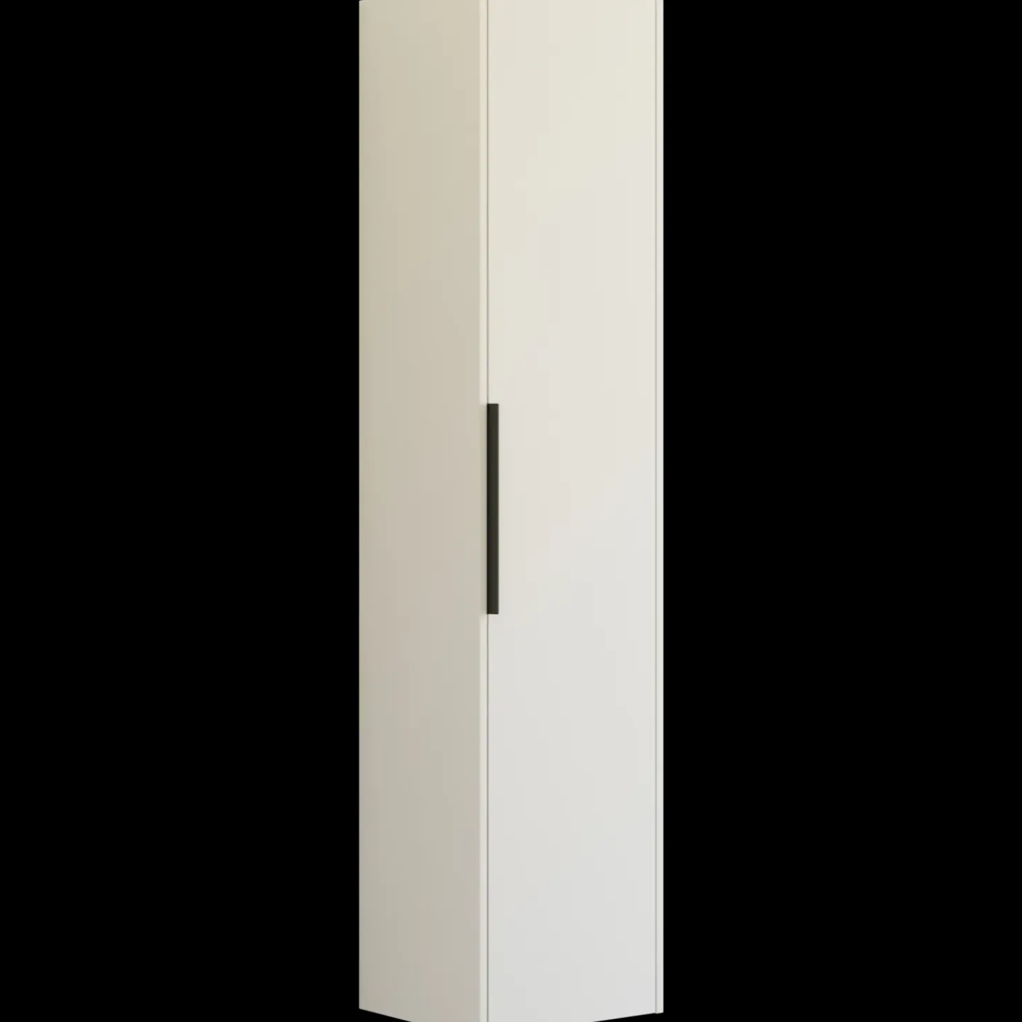 Scanbad NOW højskab m/enkelt låge 176x40x35 cm mat sand, glat front