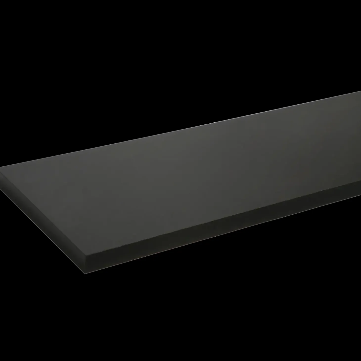 Scandiwood hylde sort folie 16x300x800 mm