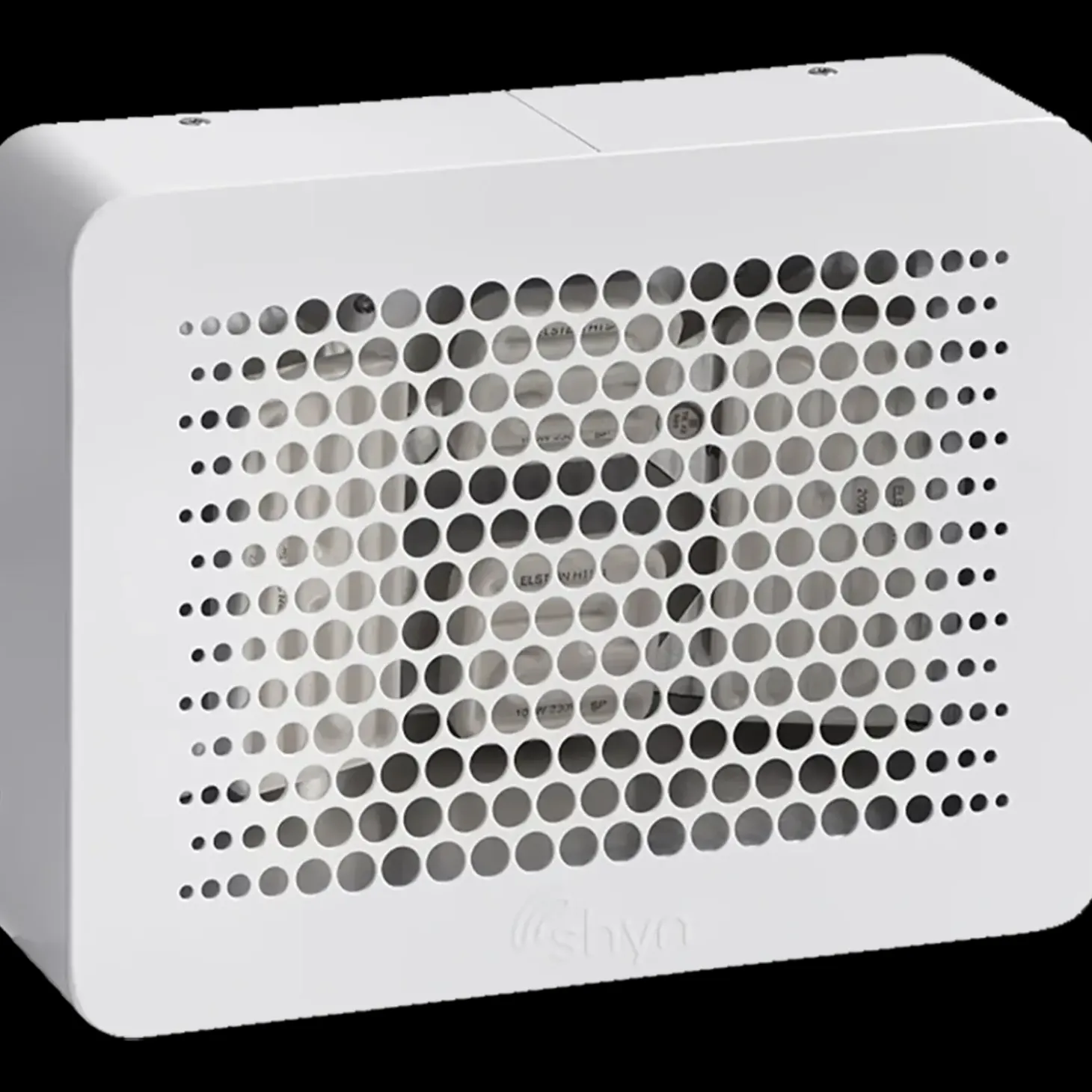 Shyn infrarød radiator 600W m/gennemføring inkl. 4m ledning hvid