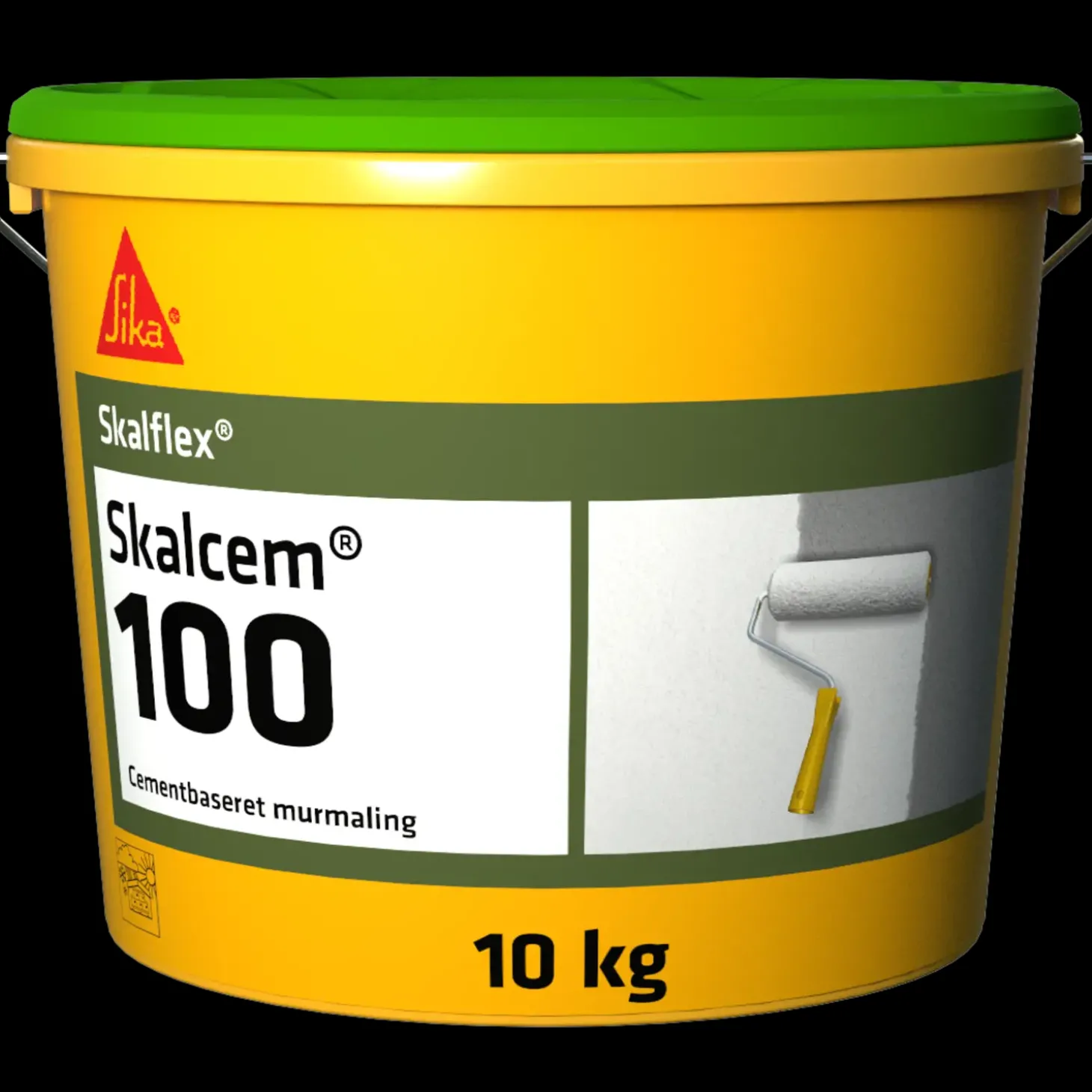 Skalcem 100 cementbaseret murmaling mellemgul 10 kg