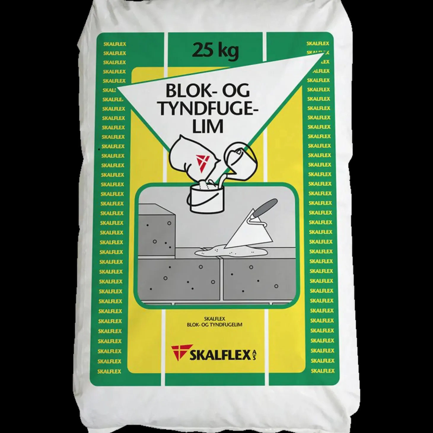 Skalflex blok- og tyndfugelim - 25 kg