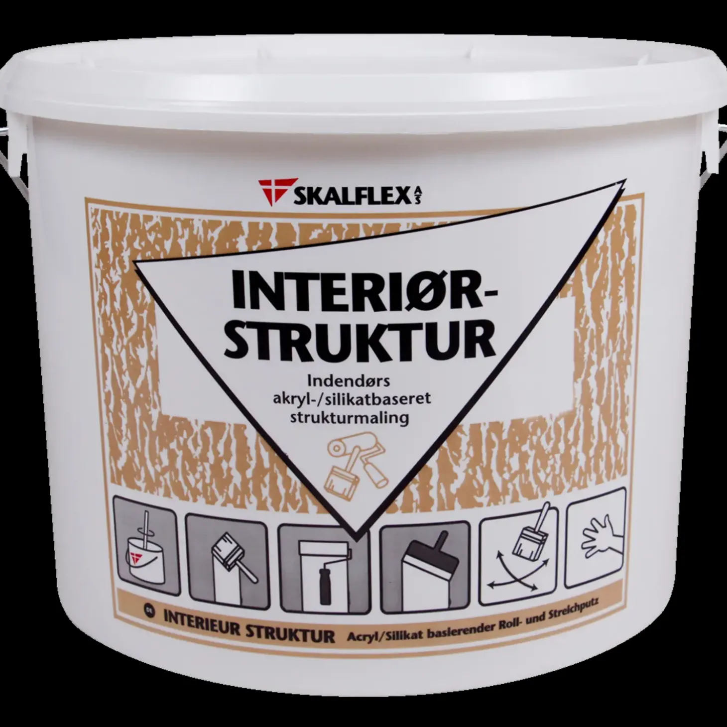 Skalflex Interiør-struktur sand-råhvid 15 kg