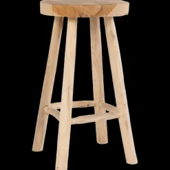 Skammel rund Ø30 cm teak