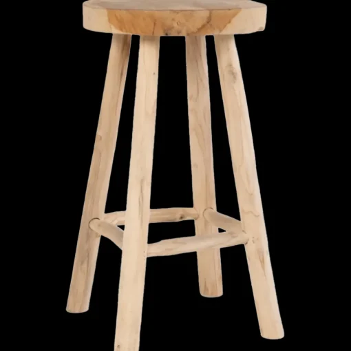 Skammel rund Ø30 cm teak